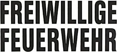 Produktbild von Auto-Aufkleber - FREIWILLIGE FEUERWEHR - Gr. ca. 20,5 x 10cm - 301837