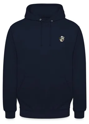 Produktbild von Spreadshirt Popeye Als Stickmotiv Uni Hoodie, XL, Navy