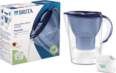 Produktbild von Wasserfilter Marella 125233 inkl. MX PRO blau Packung mit 4 Stück