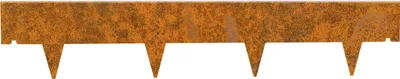 Produktbild von Abgerundete Rasenkante Cortenstahl 18 x 94 cm - Pro Stück