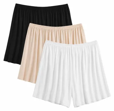 Produktbild von Runup 3er-Pack Hochtaillierte Baumwolle Shorts Damen - Anti-Scheuer Shorts - Beq