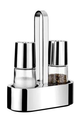 Produktbild von BRA Bella | Salz- und Pfefferstreuer-Set, 18/10 Edelstahl und Glas