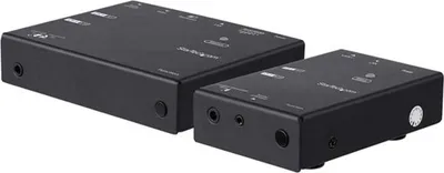 Produktbild von StarTech.com HDMI over IP Extender mit Videokompression - 1080p, 1920 x 100 Pixel, AV-Sender & -Empfänger, 15 m, Kabelgebunden, Schwarz