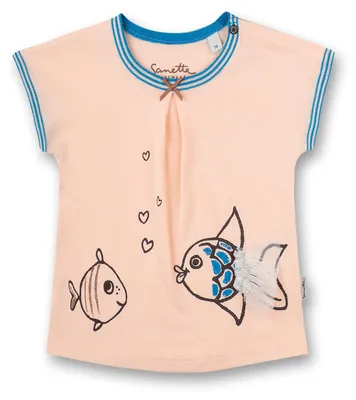 Produktbild von Sanetta Kidswear Mädchen T-Shirt Rosa Water World 62
