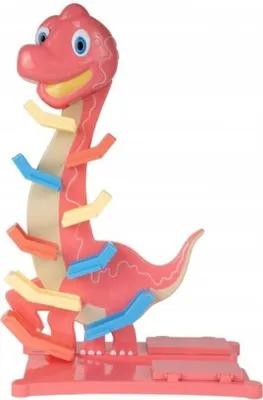 Produktbild von Dino Spielwagenbahn/Rutsche + 6 Autos, orange