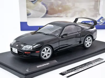 Zdjęcie produktu dla Toyota Supra MK4 (A80) 1993 - czarny SOLIDO 1:18