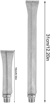 Bierfilter - Mesh-Sieb-Werkzeug - Ideal für Bierbrauer - 12 Inch und 6 Inch - Für Wasserkocher und Mash Tun - Praktisch und
