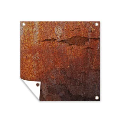 Obrázek produktu pro MuchoWow® Zahradní plakáty - Rust - Vintage - Steel - 100x100 cm - Zahradní dekorace