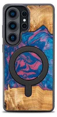 Produktbild von Holzhülle für Galaxy S26 Ultra, Bewood Unique Neons Vegas für MagSafe