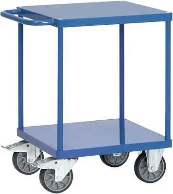 Produktbild von Tischwagen 2416B, aus Metall, mit 3 Etagen, Tragkraft 500kg, 600 x 600mm