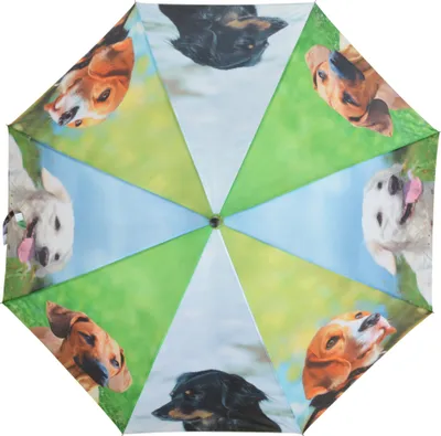Produktbild von Esschert Design Regenschirm Hunde; TP245; 120,0x120,0x95,0 cm