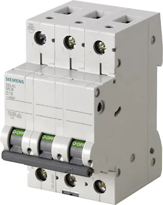 Immagine prodotto di Siemens Leitungsschutzschalter 3polig 16 A 400 V 5SL4316-6 (5SL4316-6)