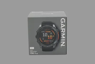 Produktbild von Garmin Fenix 8, 3,56 cm (1.4"), AMOLED, Touchscreen, 32 GB, WLAN, GPS