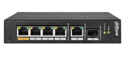 Zdjęcie produktu dla Dahua PoE Switch DAHUA PFS3106-4ET-60-V2 połączenie sieciowe, niezarządzany