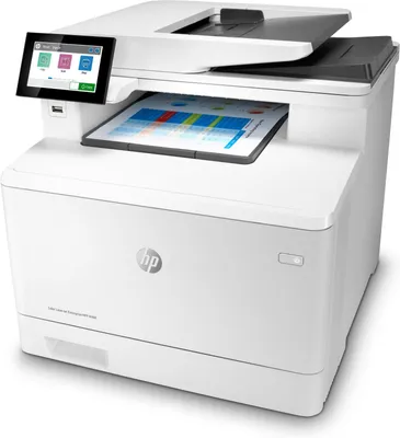 Productafbeelding van HP Color LaserJet Enterprise M480f Multifunctionele kleurenlaserprinter, alleen ethernet; Kopieerapparaat, scanner, laser, kleurenprinten, 600 x 600 DPI, A4, directe print, wit, zwart