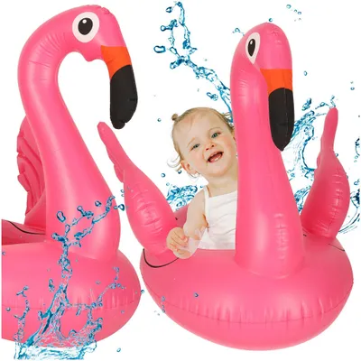 Productafbeelding van Opblaasbaar pontonwiel voor kinderen Flamingo