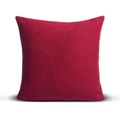 Obrázek produktu pro Dekorační polštář MAK 40 x 40 cm, měkký polštář, polštář na pohovku, ozdobný polštář, polštář do obývacího pokoje, polštář na gauč, červený, Mak