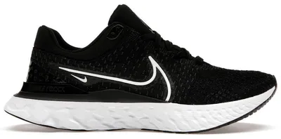 Produktbild von Nike React Infinity Run Flyknit 3 Black White - EU 43