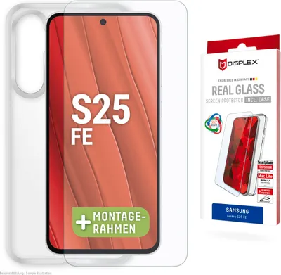 Produktbild von DISPLEX Glas+ Schutzhülle für Samsung Galaxy S25 FE