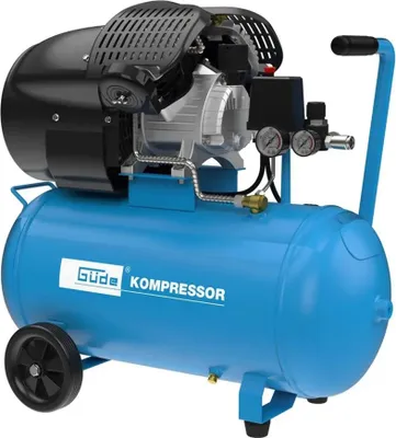 Produktbild von Güde Druckluftkompressor 405/10/50 50L 10bar 2,2kW 230V ölgeschmiert 2Zyl. mobil
