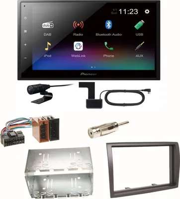 Produktbild von Pioneer DMH-A340DAB Digitalradio Bluetooth Einbauset für Fiat Ducato Boxer Jumper