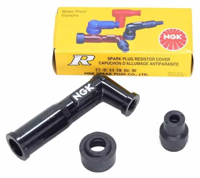 Produktbild von Zündkerzenstecker NGK XB05F 90° mit 5 kOhm Widerstand, hochisoliert