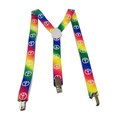 Produktbild von Hosentraeger Y Form schmal Regenbogen Frieden