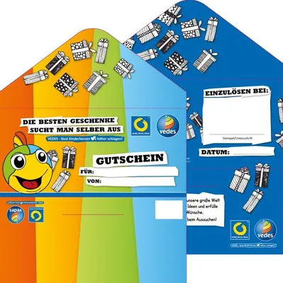 Immagine prodotto di be1druckt GmbH 100 V/SR Geschenkgutscheine