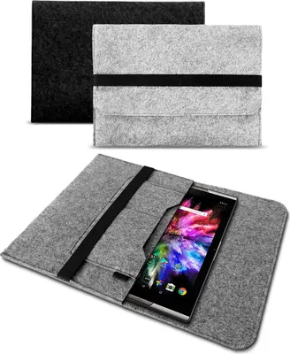 Produktbild von Sleeve Tasche für TECLAST ARTPAD PRO Hülle Tablet Filz Schutzhülle Case CoverNotebook Sleeve Farbe:Hell Grau