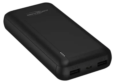 Obrázek produktu pro ANSMANN Powerbank 20000mAh - Power Bank 2 porty USB a LED ukazatel stavu