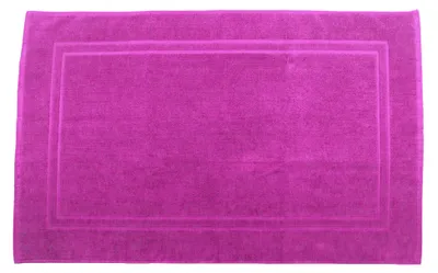 Produktbild von Julie Julsen® Badvorleger Duschvorleger Doppel Rahmen Pink,50 x 40 cm