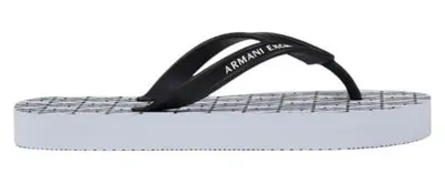 Immagine prodotto di Sandali Armani Exchange in gomma, colore bianco
