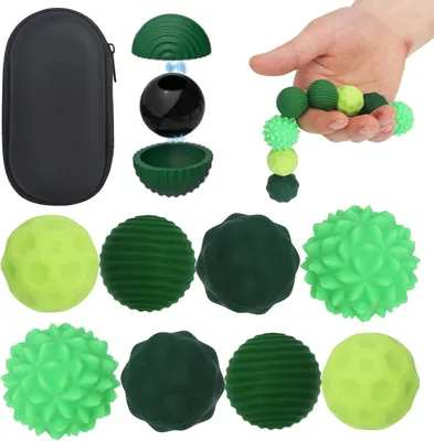 Productafbeelding van Magnetisch fidget toys - Set van 8 - Magnetische ballen bal - Anti-stress speelgoed voor kinderen en volwassenen