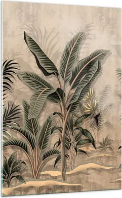 Produktbild von Bilder auf glas - Einteilig - Wald Blatt Baum - 70x100cm - Glasbilder - Wandbilder - Bilder - zum Aufhängen bereit - Wanddekoration aus Glas - Glas Bilder - Wandbild auf Glas - GPA70x100-5101