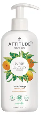 Productafbeelding van ATTITUDE Super Leaves Handzeep Orange Blossom Eucalyptus 473 ml