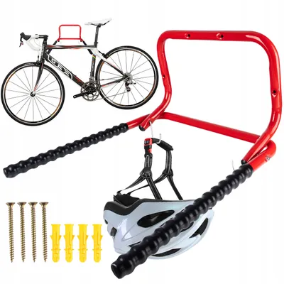 Produktbild von Fahrrad-Wandhalter klappbar – stabiler Wandhaken aus Stahl, platzsparend, Tragkraft 30 kg