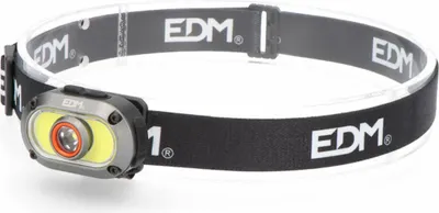 Produktbild von LED-Kopf-Taschenlampe EDM 7 W 500 lm 200 Lm