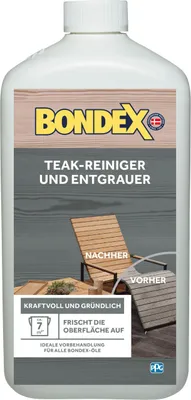 Produktbild von Bondex Teakmöbel-Entgrauer 1 L farblos
