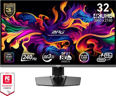 Produktbild von MSI MPG 322URXDE QD-OLED - OLED-Monitor - 81.3 cm (32") - HDR
