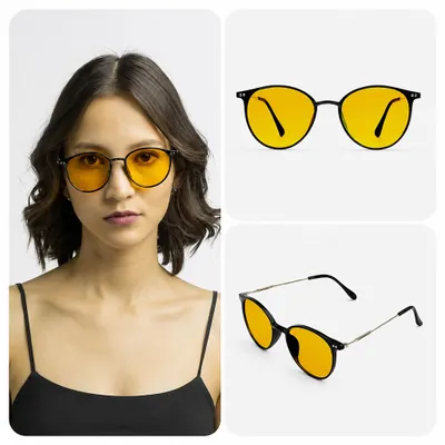 Produktbild von Computerbrille mit Blaulichtfilter 97% , Damen, Fovea Blue® Camille Calm