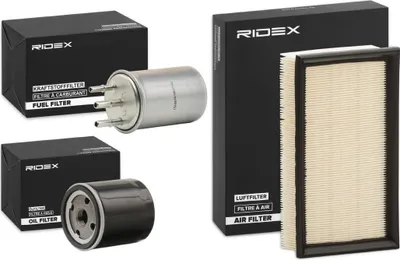 Produktbild von RIDEX Filterset Inspektionspaket Filtersatz für FORD Focus II Kombi (DA, FFS, DS)