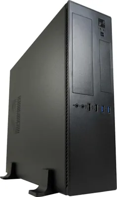 Produktbild von LC-Power LC-1406MB-400TFX, Micro Tower, PC, Schwarz, micro ATX, Mini-ITX, Metall, Kunststoff, Gaming