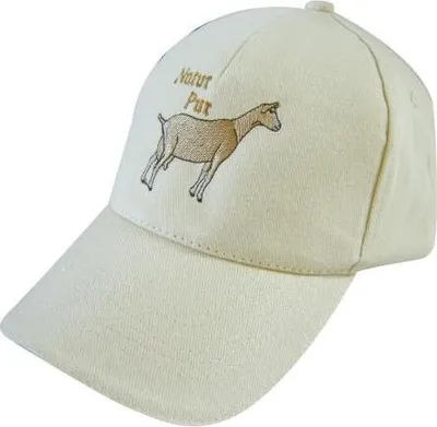 Produktbild von Baseballcap mit Einstickung Schaf - Natur pur - 69723 hellbeige
