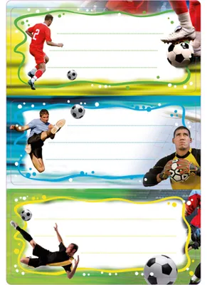 Produktbild von HERMA Schuletiketten Vario Fußball Beglimmert