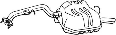 Produktbild von BOSAL 171-025 Endschalldämpfer für MAZDA 5 (CR19) Auspuff