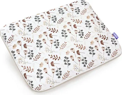 Produktbild von Boho Garden & Ecru Velvet Baby-Flachkissen 30x40cm
