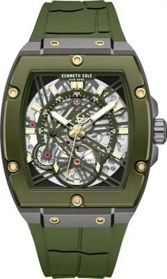 Produktbild von KENNETH COLE Herrenuhr Automatikuhr grün onesize Herren 53,5 mm KCWGZ0067803, KCWGZ0067804