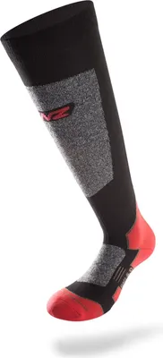 Produktbild von Lenz Unisex Wintersportsocken Skiing 5.0 Ski , schwarz rot, 35 - 38