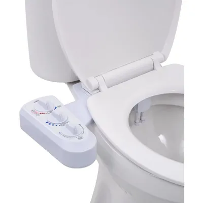 Produktbild von Zubehör WC-Sitz und heißes und kaltes Wasser mit Doppeldüse