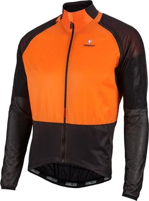 Zdjęcie produktu dla Nalini Combi Wind Jersey rozmiar S czarny/pomarańczowy